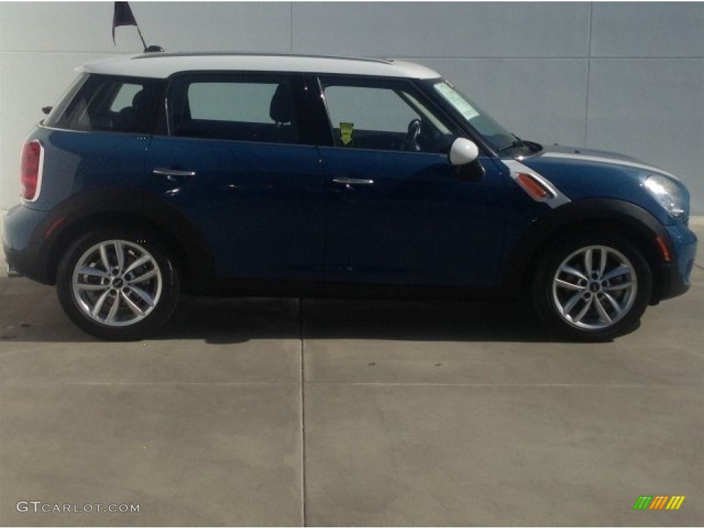 2011 Cooper Countryman - Surf Blue / Carbon Black photo #2