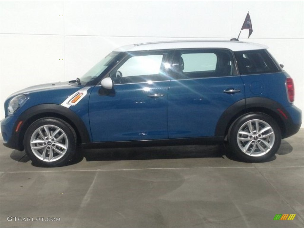 2011 Cooper Countryman - Surf Blue / Carbon Black photo #5