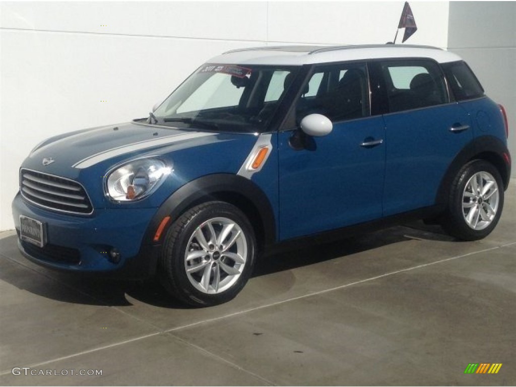 2011 Cooper Countryman - Surf Blue / Carbon Black photo #6