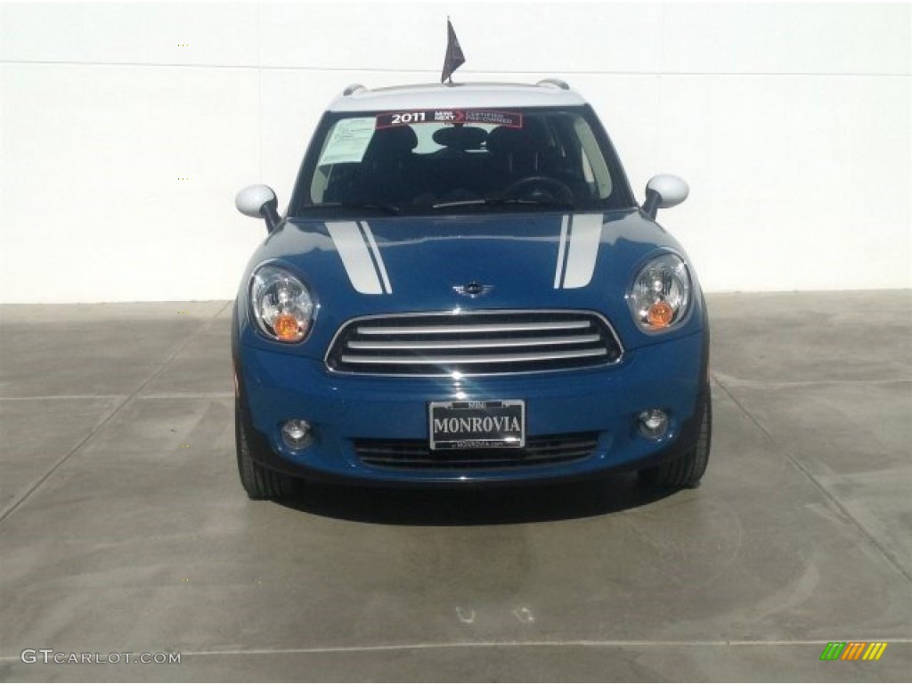 2011 Cooper Countryman - Surf Blue / Carbon Black photo #7