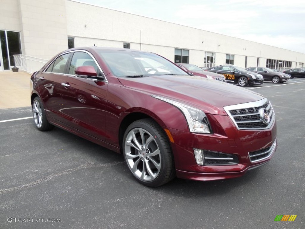Red Obsession Tintcoat 2014 Cadillac ATS 2.0L Turbo AWD Exterior Photo #93472975