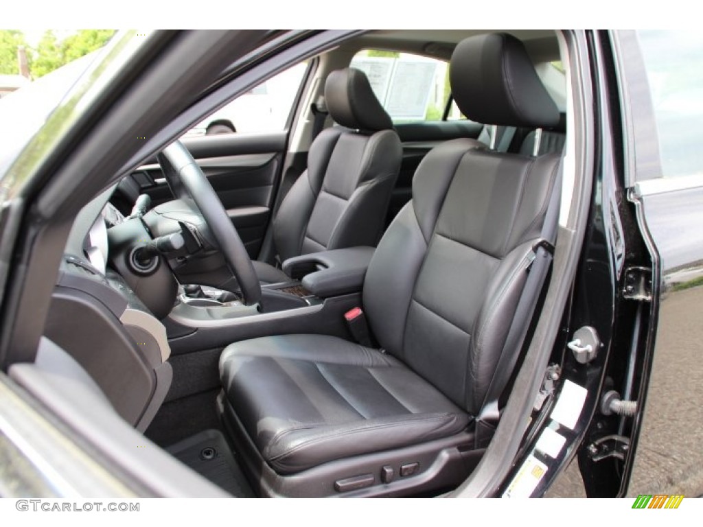 Ebony Interior 2012 Acura TL 3.5 Photo #93473200