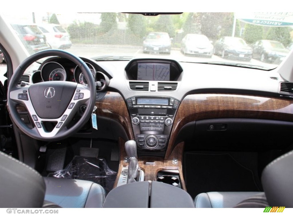 2012 MDX SH-AWD Advance - Crystal Black Pearl / Ebony photo #13