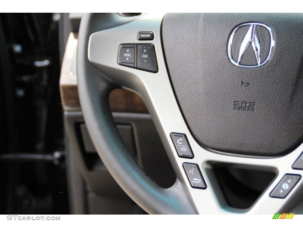 2012 MDX SH-AWD Advance - Crystal Black Pearl / Ebony photo #17