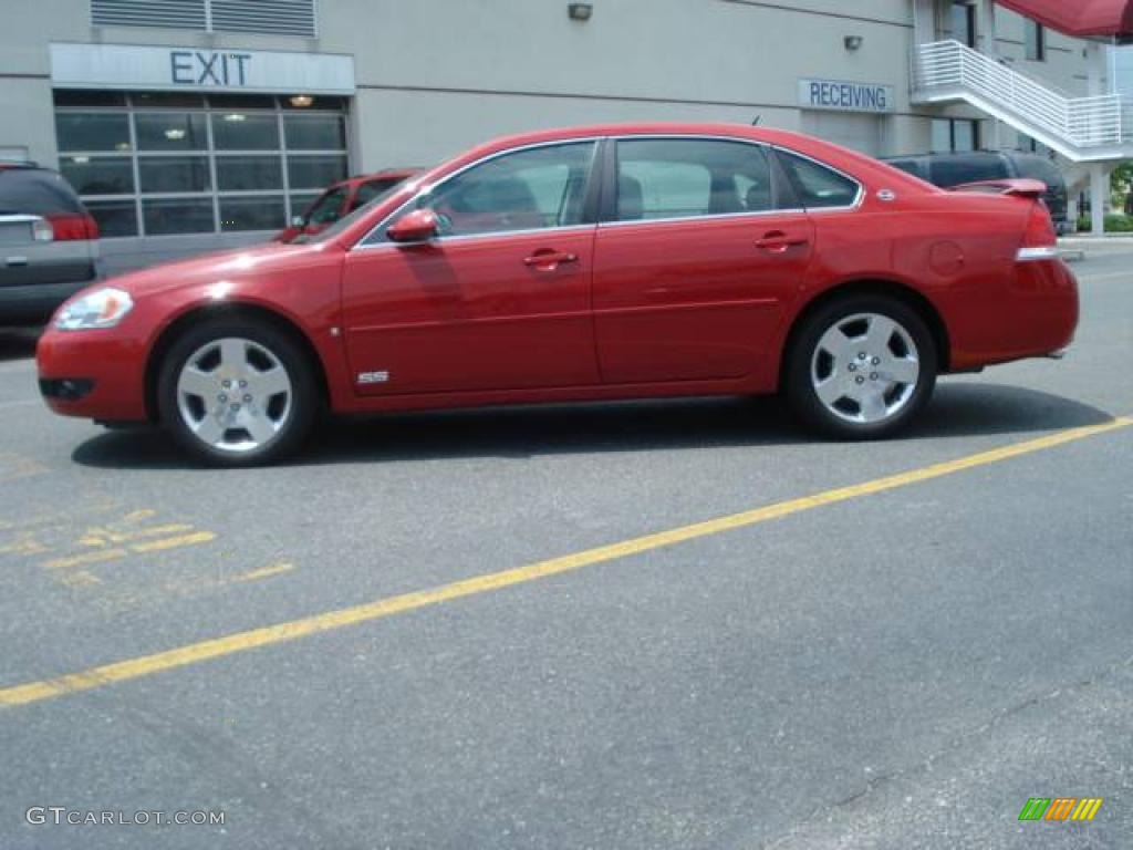 2008 Impala SS - Precision Red / Gray photo #2