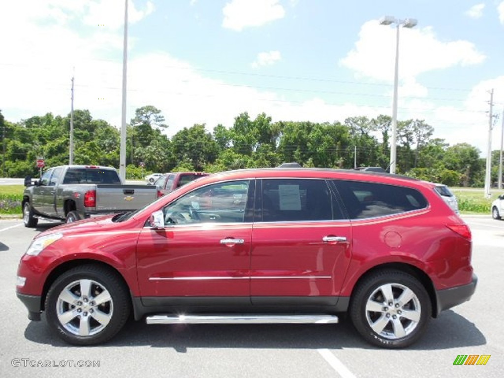 Crystal Red Tintcoat 2012 Chevrolet Traverse LTZ Exterior Photo #93475997