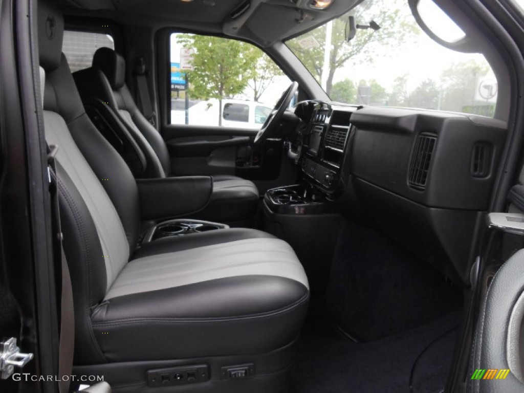 2014 Express 1500 AWD Passenger Conversion - Black / Medium Pewter photo #9