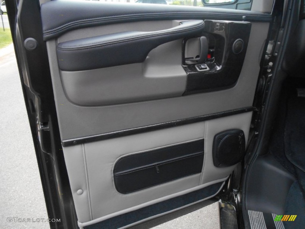 2014 Express 1500 AWD Passenger Conversion - Black / Medium Pewter photo #10