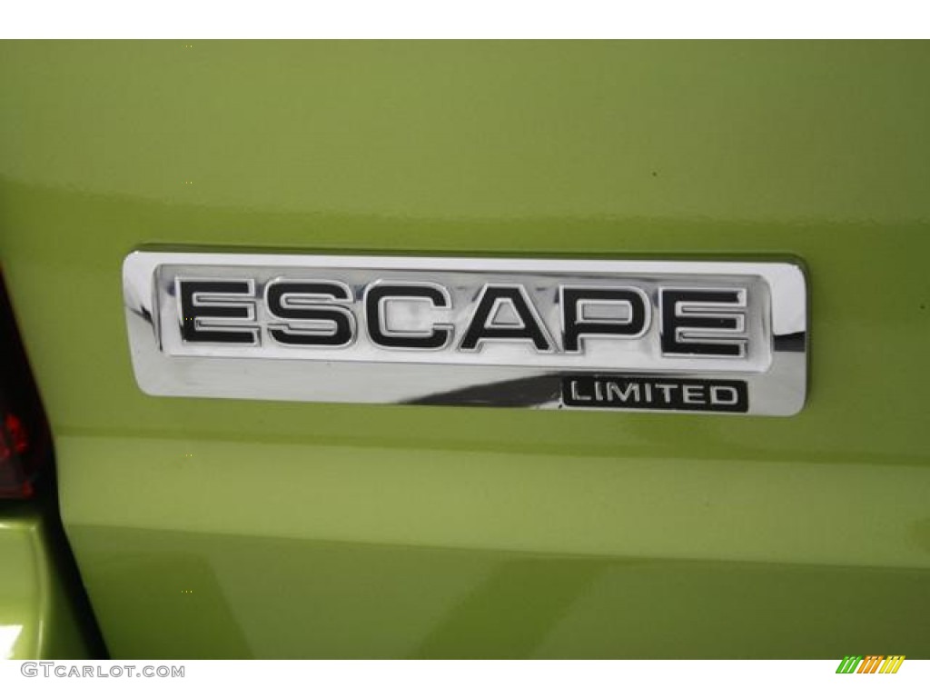 2012 Escape Hybrid Limited - Lime Squeeze Metallic / Stone photo #10