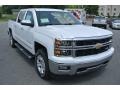 2014 Summit White Chevrolet Silverado 1500 LTZ Crew Cab 4x4  photo #1