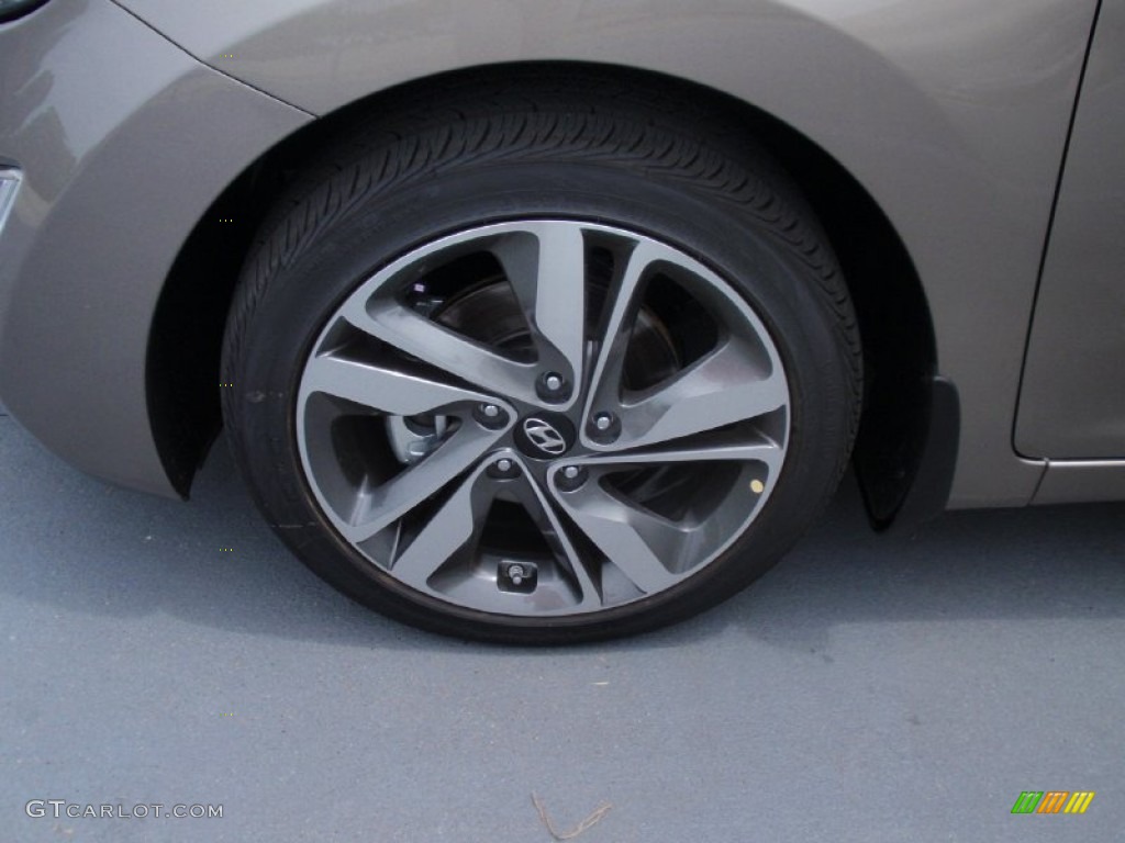 2014 Elantra Limited Sedan - Bronze / Black photo #12
