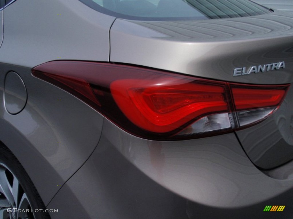 2014 Elantra Limited Sedan - Bronze / Black photo #13