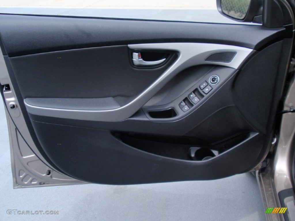 2014 Elantra Limited Sedan - Bronze / Black photo #23