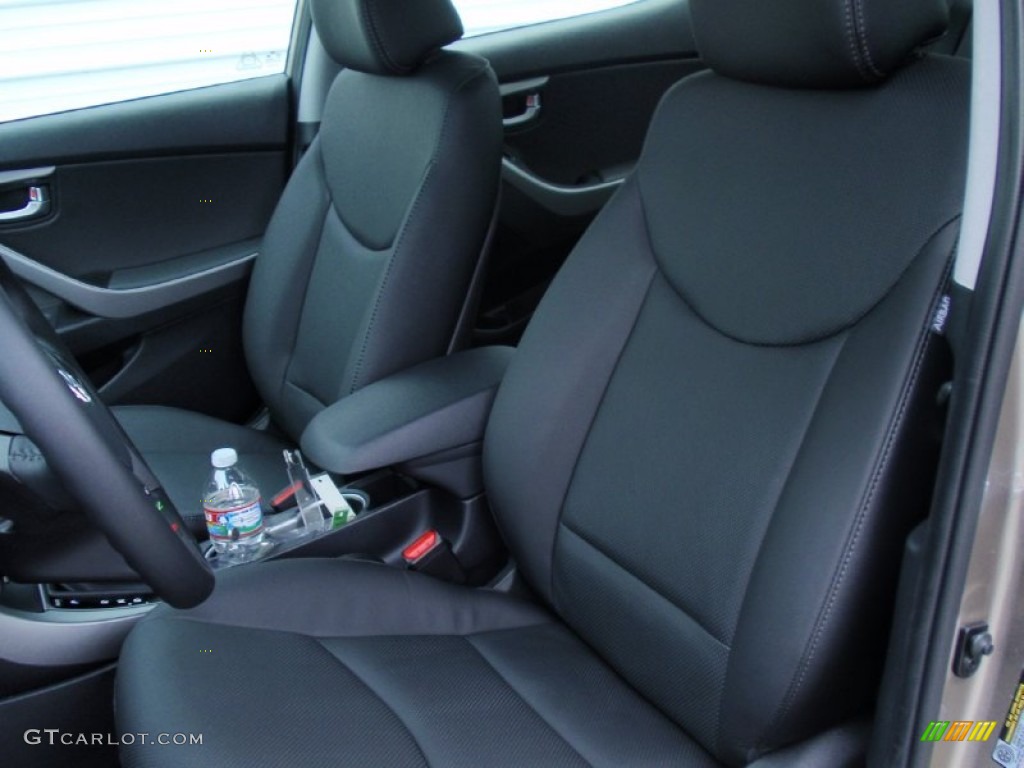 2014 Elantra Limited Sedan - Bronze / Black photo #26