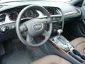 Chestnut Brown/Black 2014 Audi A4 2.0T quattro Sedan Interior Color