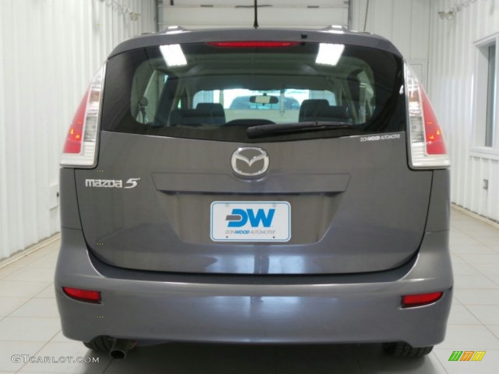 2009 MAZDA5 Sport - Galaxy Gray Mica / Black photo #6