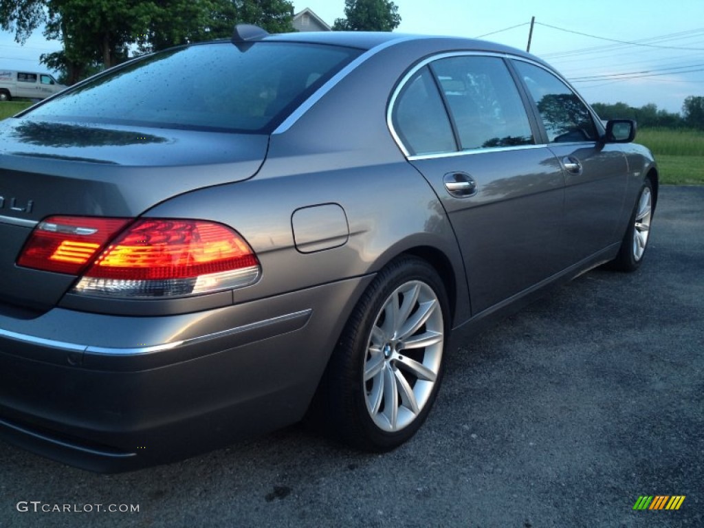 2008 7 Series 750Li Sedan - Sterling Grey Metallic / Black photo #7