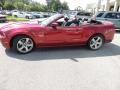 2014 Ruby Red Ford Mustang GT Convertible  photo #2