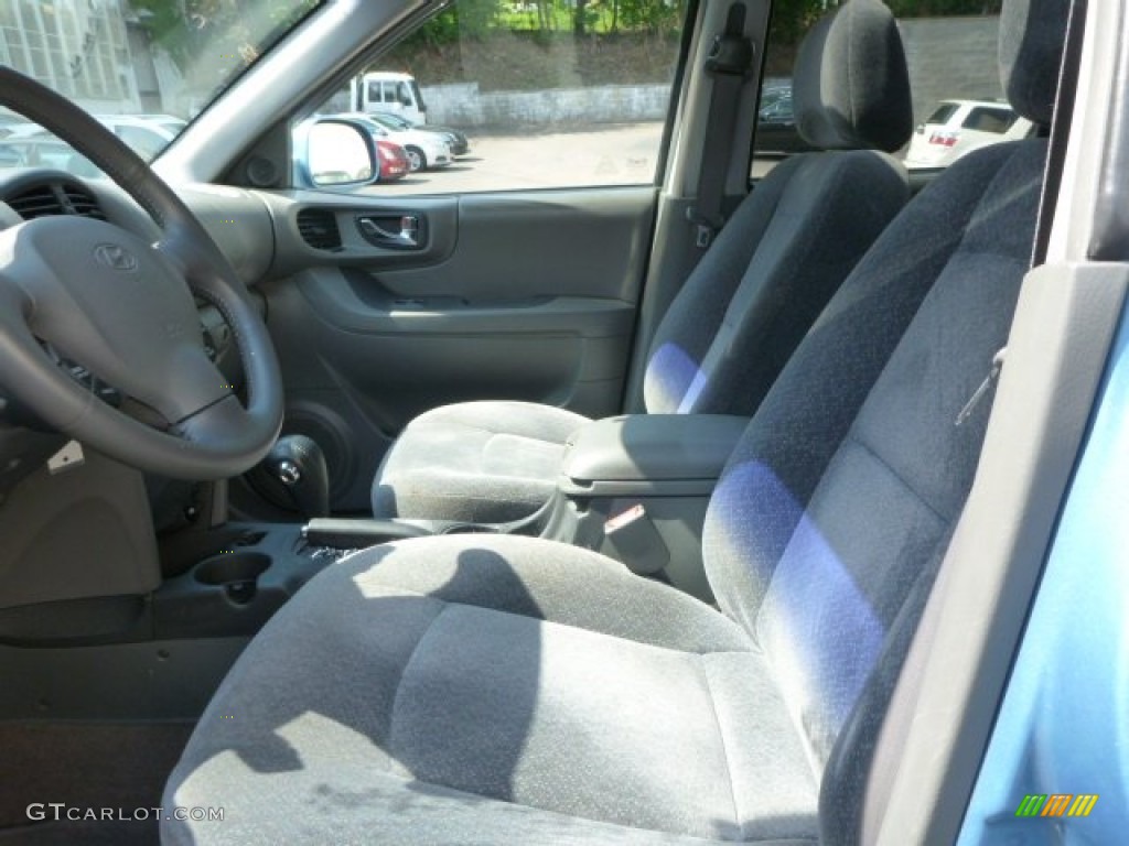 2003 Santa Fe GLS 4WD - Arctic Blue / Gray photo #2