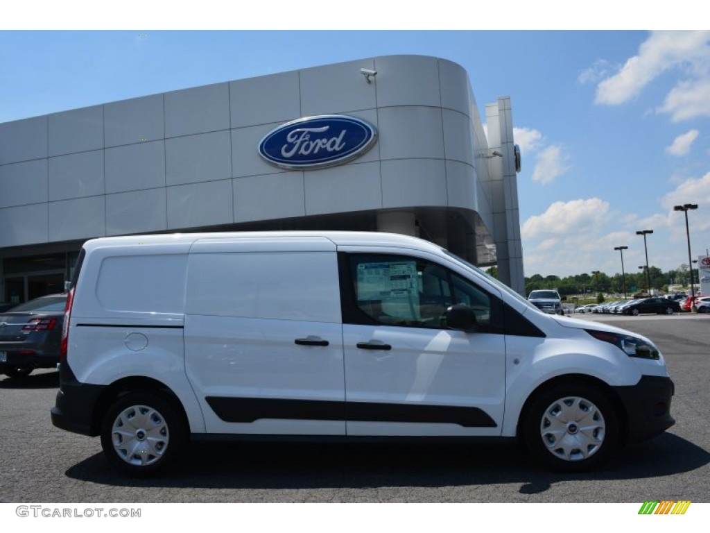 2014 Transit Connect XL Van - Frozen White / Charcoal Black photo #2
