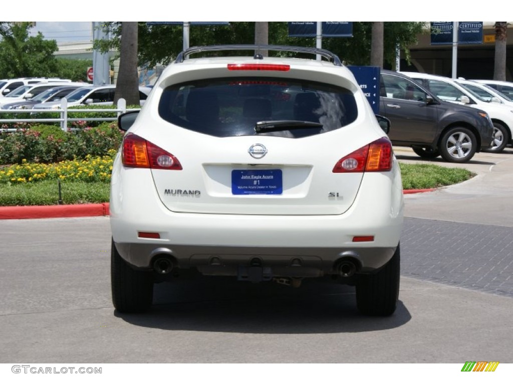 2010 Murano SL - Glacier White Pearl / Beige photo #5