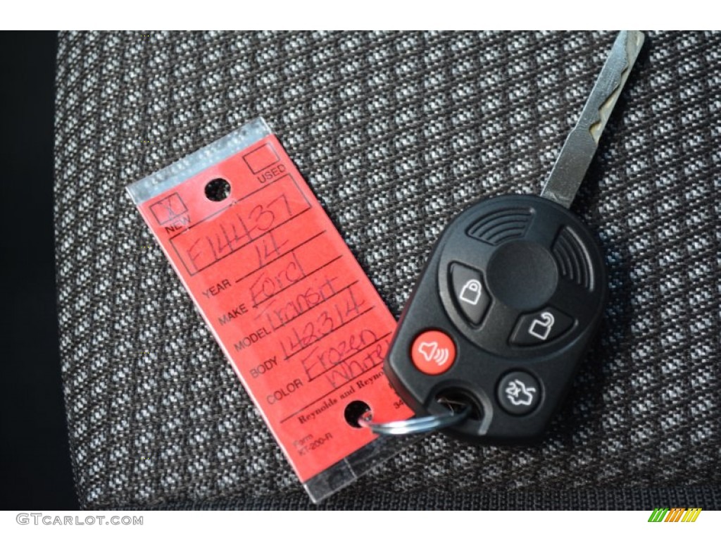 2014 Transit Connect XL Van - Frozen White / Charcoal Black photo #22