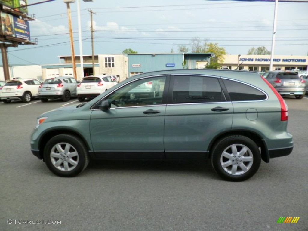 2011 CR-V SE 4WD - Opal Sage Metallic / Ivory photo #8