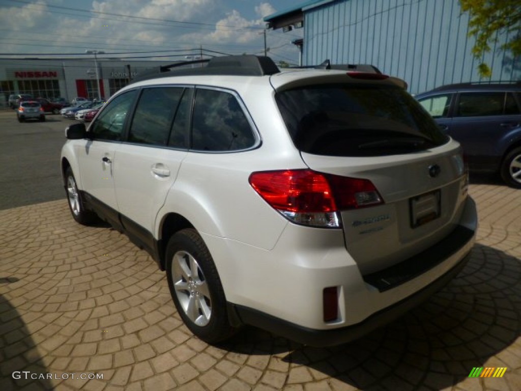 2014 Outback 3.6R Limited - Satin White Pearl / Ivory photo #4