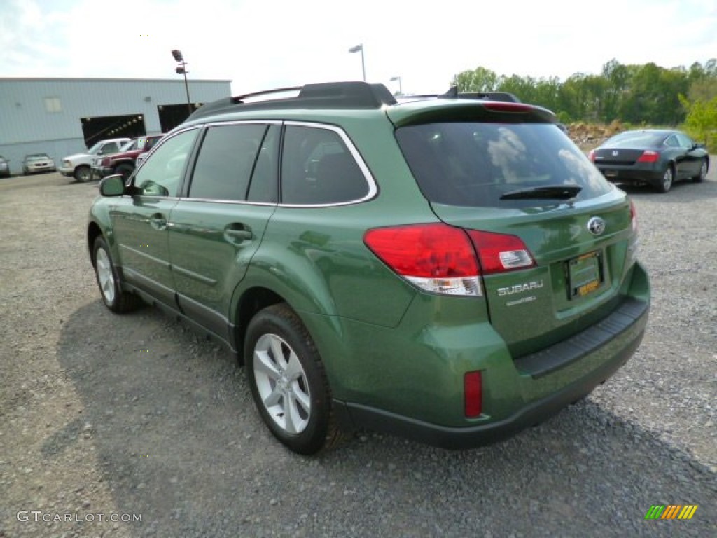 2014 Outback 2.5i Limited - Cypress Green Pearl / Ivory photo #5