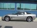 2000 Light Pewter Metallic Chevrolet Corvette Coupe  photo #2