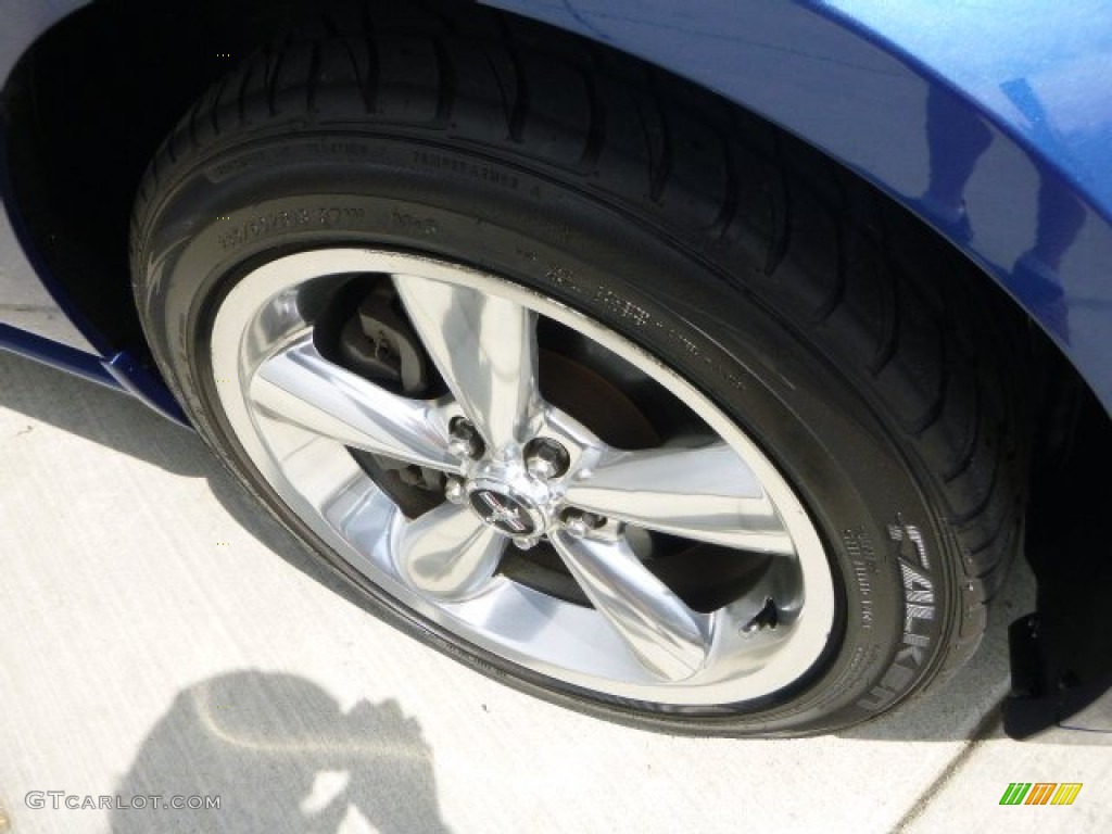 2007 Mustang GT/CS California Special Convertible - Vista Blue Metallic / Black/Dove Accent photo #9