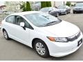 Taffeta White - Civic LX Sedan Photo No. 3