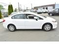 Taffeta White - Civic LX Sedan Photo No. 4