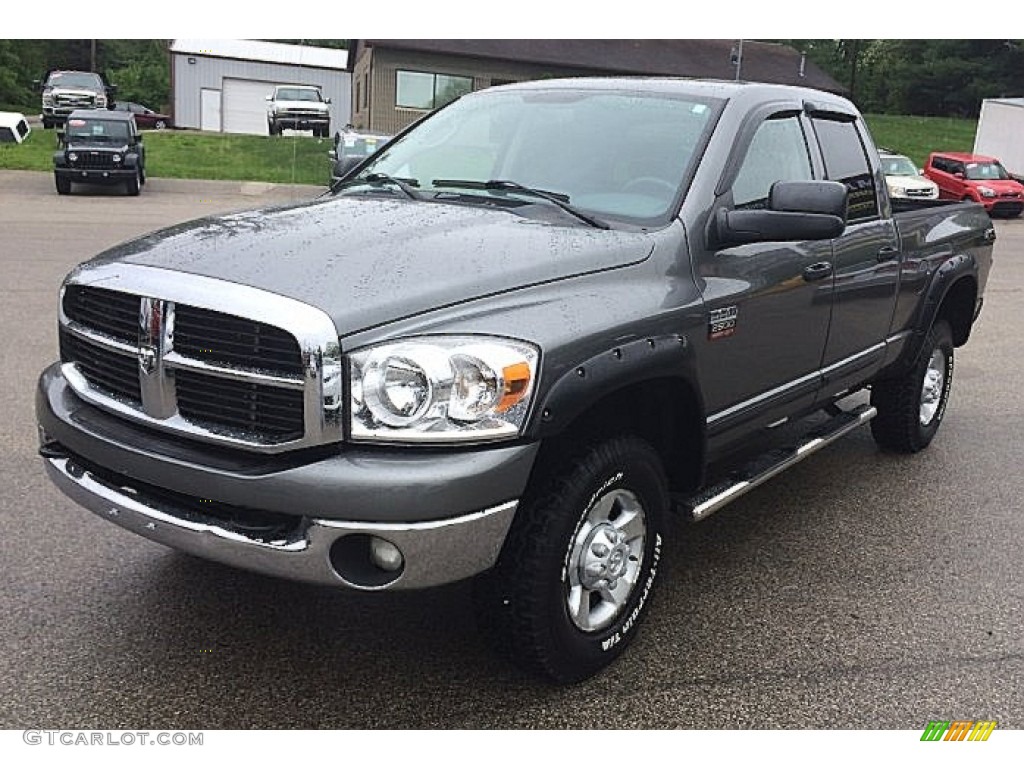 Mineral Gray Metallic 2007 Dodge Ram 2500 SLT Quad Cab 4x4 Exterior Photo #93490862