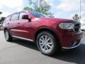 2014 Deep Cherry Red Crystal Pearl Dodge Durango SXT  photo #4