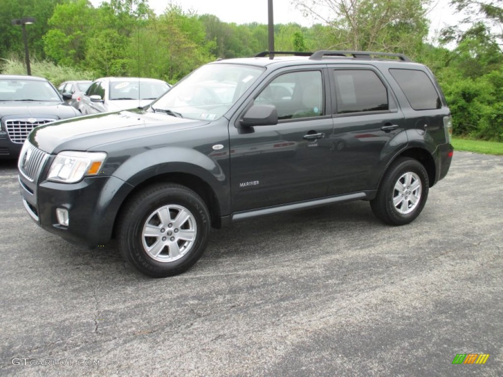 2008 Mariner V6 4WD - Tungsten Grey Metallic / Stone photo #6