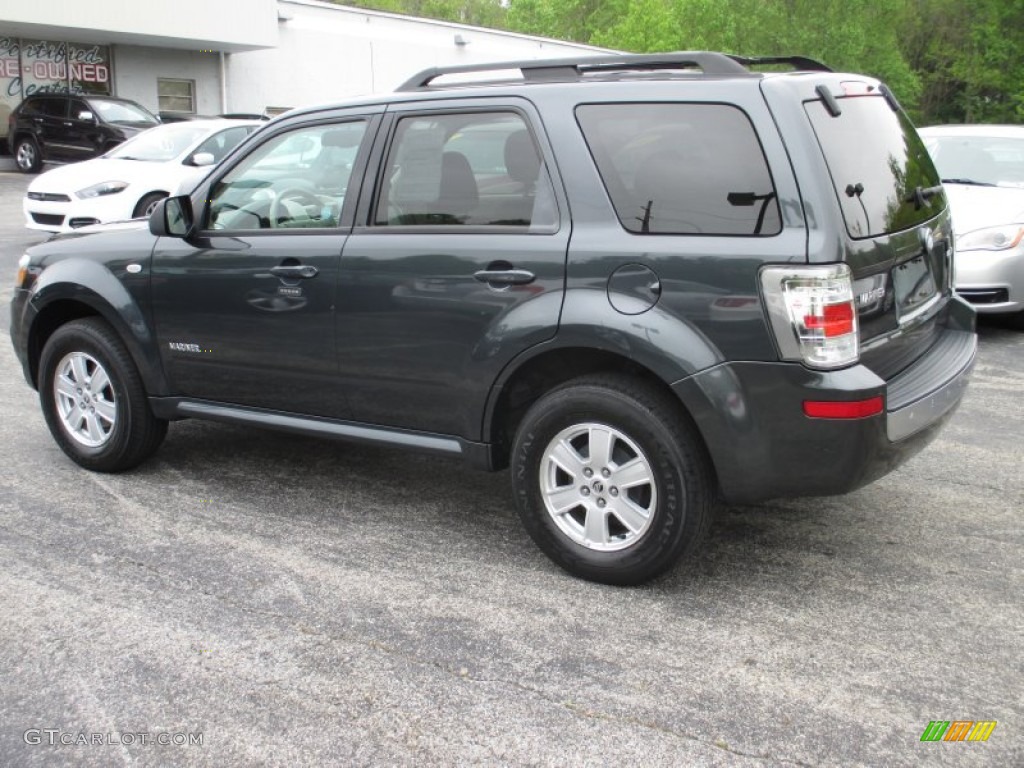 2008 Mariner V6 4WD - Tungsten Grey Metallic / Stone photo #8