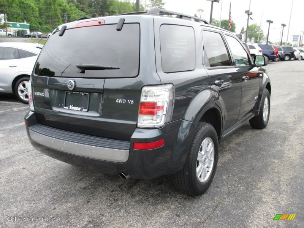 2008 Mariner V6 4WD - Tungsten Grey Metallic / Stone photo #13