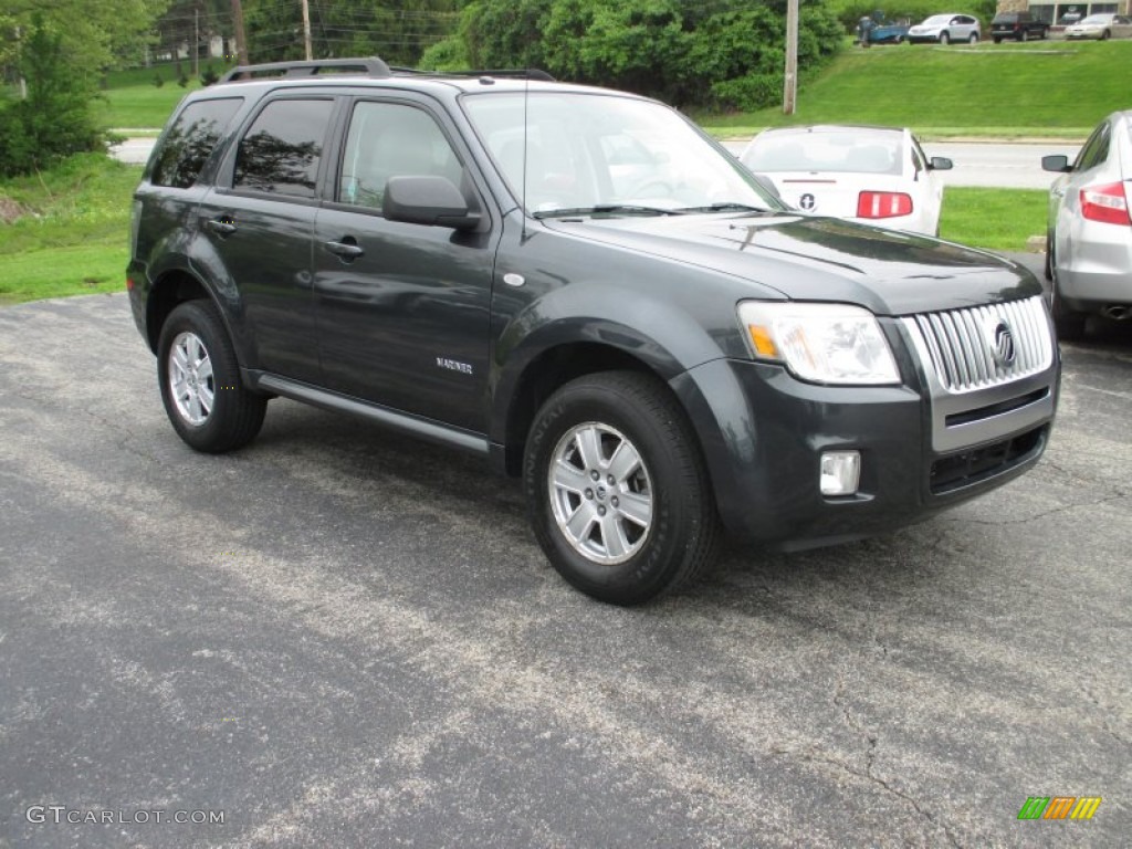 2008 Mariner V6 4WD - Tungsten Grey Metallic / Stone photo #16