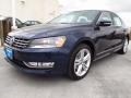 2014 Night Blue Metallic Volkswagen Passat 1.8T SEL Premium  photo #3