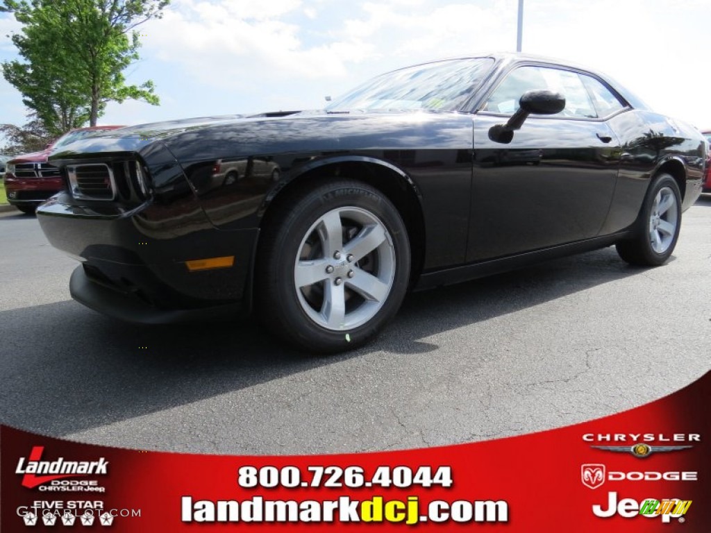 2014 Challenger R/T - Black / Dark Slate Gray photo #1