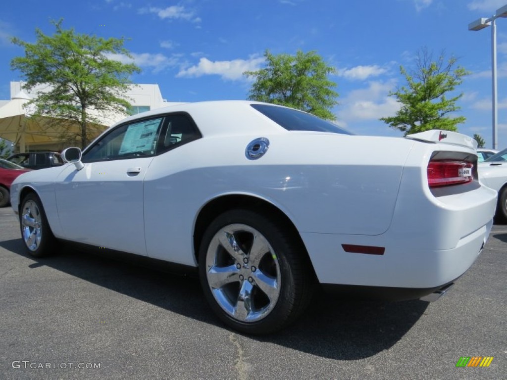 2014 Challenger SXT - Bright White / Dark Slate Gray photo #2