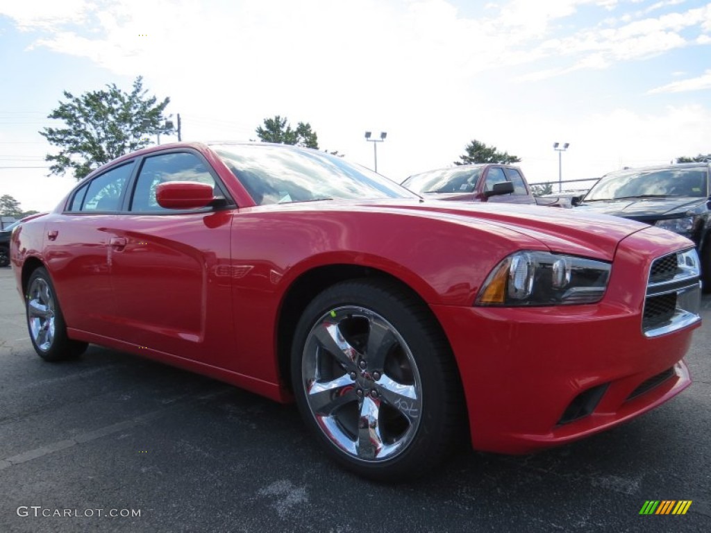 2014 Charger SXT - TorRed / Black photo #4