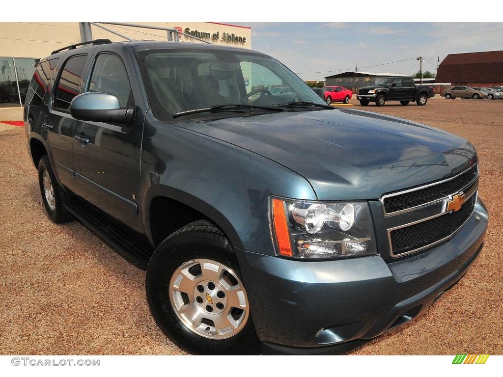 2008 Tahoe LT - Blue Granite Metallic / Ebony photo #7