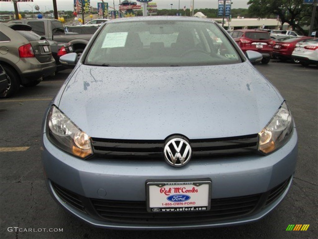 2010 Golf 2 Door - Shark Blue Metallic / Titan Black photo #2