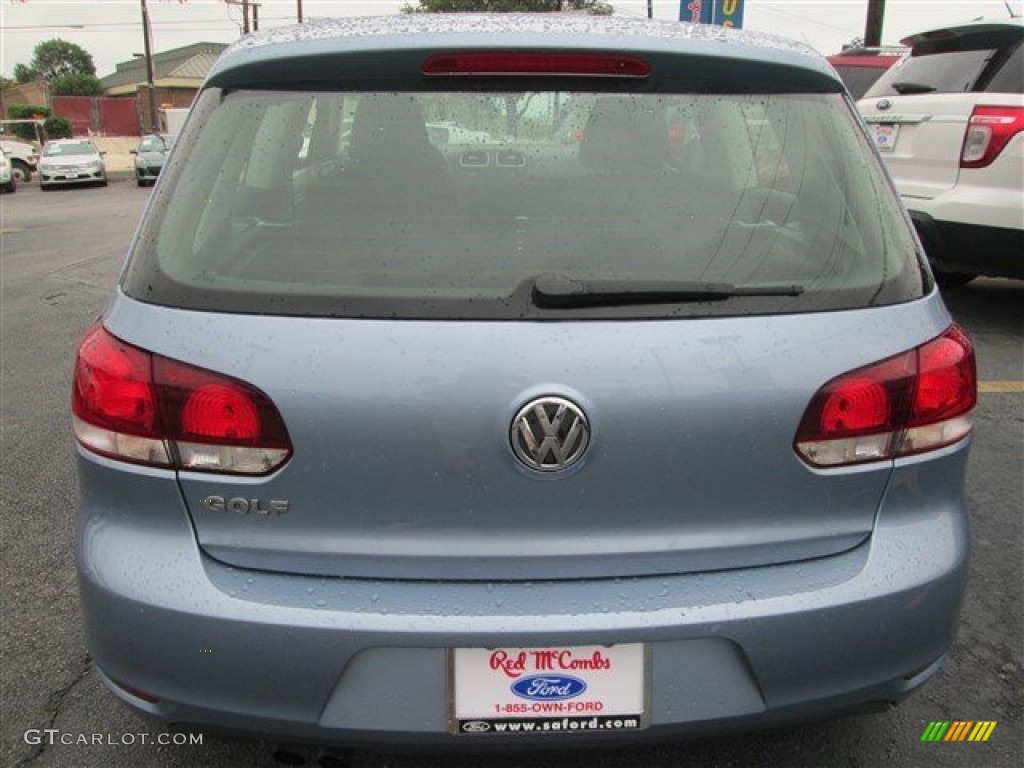 2010 Golf 2 Door - Shark Blue Metallic / Titan Black photo #5