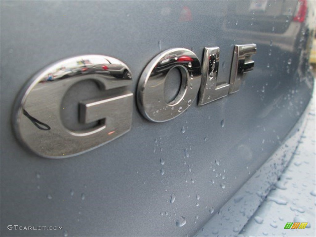 2010 Golf 2 Door - Shark Blue Metallic / Titan Black photo #6
