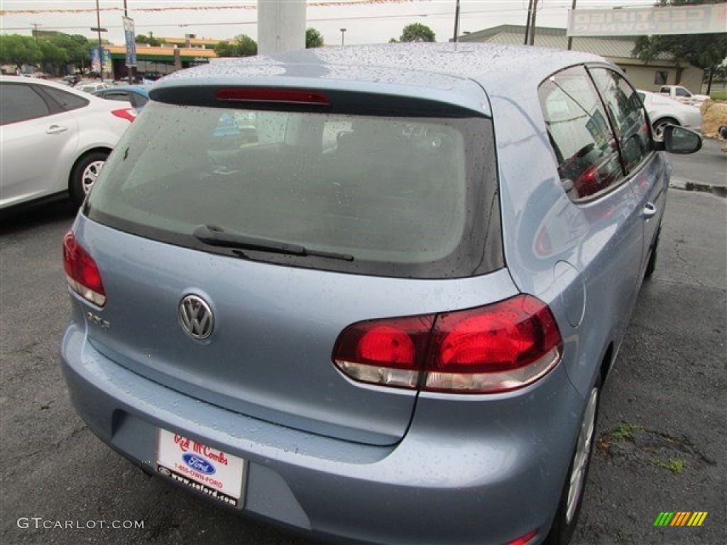 2010 Golf 2 Door - Shark Blue Metallic / Titan Black photo #7