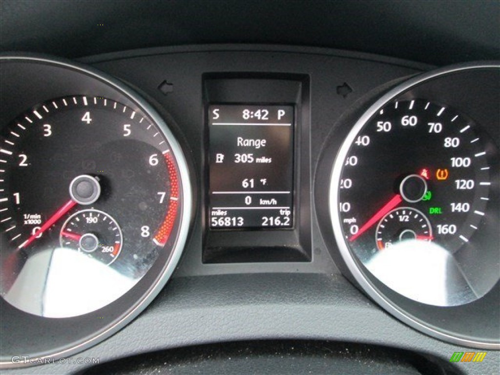 2010 Golf 2 Door - Shark Blue Metallic / Titan Black photo #16