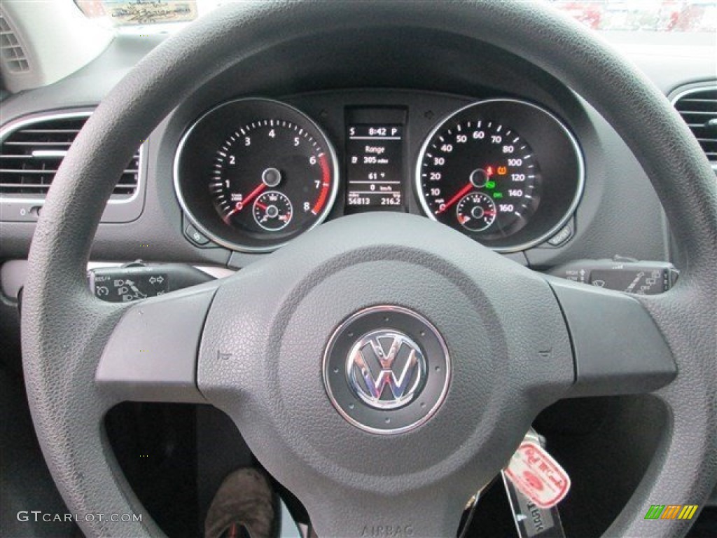 2010 Golf 2 Door - Shark Blue Metallic / Titan Black photo #17